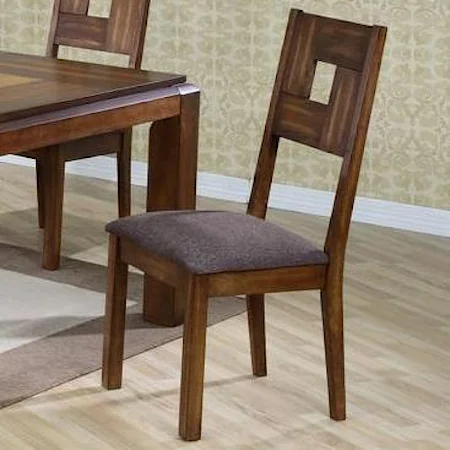 Dining Side Chair with Upholstered Seat